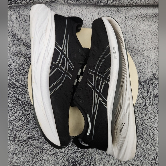 ASICS Gel-Nimbus 26 Running Shoes, Black/Graphite Grey Men's Size 12 - Picture 6 of 9